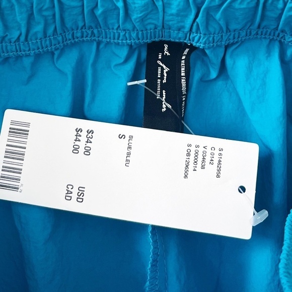 NWT Urban Outfitters Naomi Dolphin Hem Shorts in Blue - Picture 5 of 8